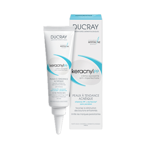 

Ducray Успокаивающий крем против дефектов кожи PP, 30 мл (Ducray, Keracnyl)