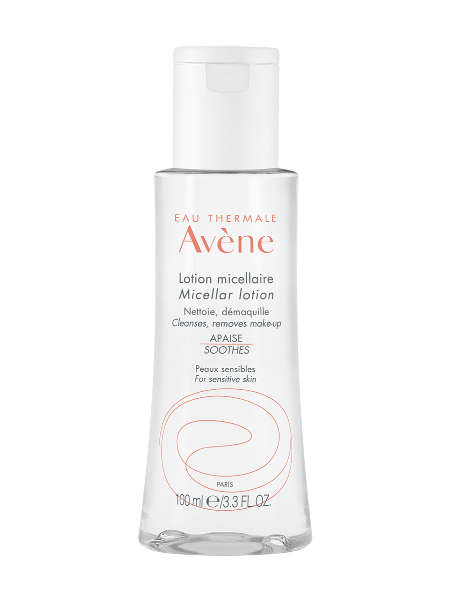 Avene Мицеллярный лосьон для очищения кожи и удаления макияжа, 100 мл (Avene, Sensibles)