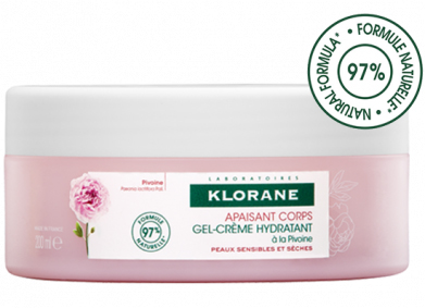 Klorane Увлажняющий гель-крем для тела с экстрактом пиона, 200 мл (Klorane, )