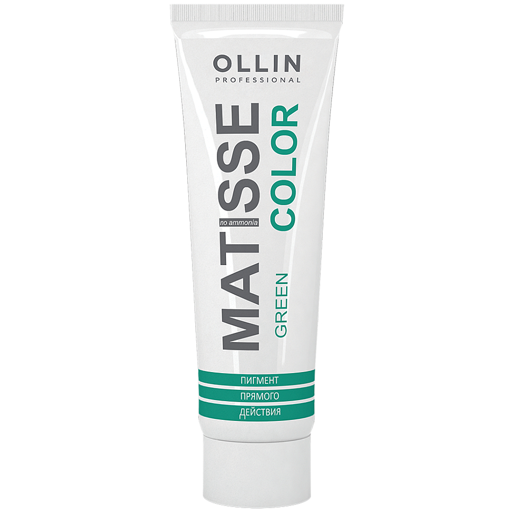Ollin Professional Пигмент прямого действия Matisse Color green/ зелёный, 100 мл  (Ollin Professional, Окрашивание волос)