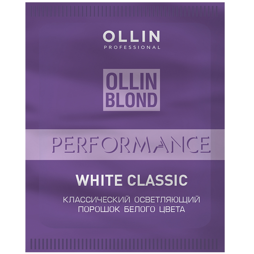 Ollin Professional Классический осветляющий порошок белого цвета, 30 г (Ollin Professional, Окрашивание волос)