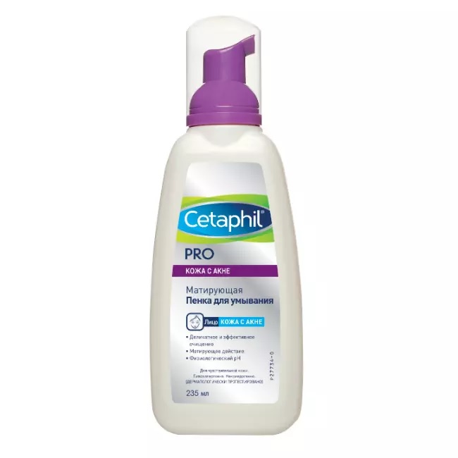 Cetaphil Пенка для умывания, 235 мл (Cetaphil, Dermacontrol)