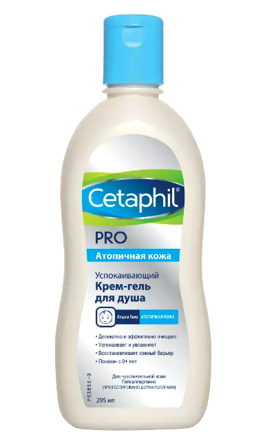 Cetaphil Успокаивающий крем-гель для душа, 295 мл (Cetaphil, Restoraderm)