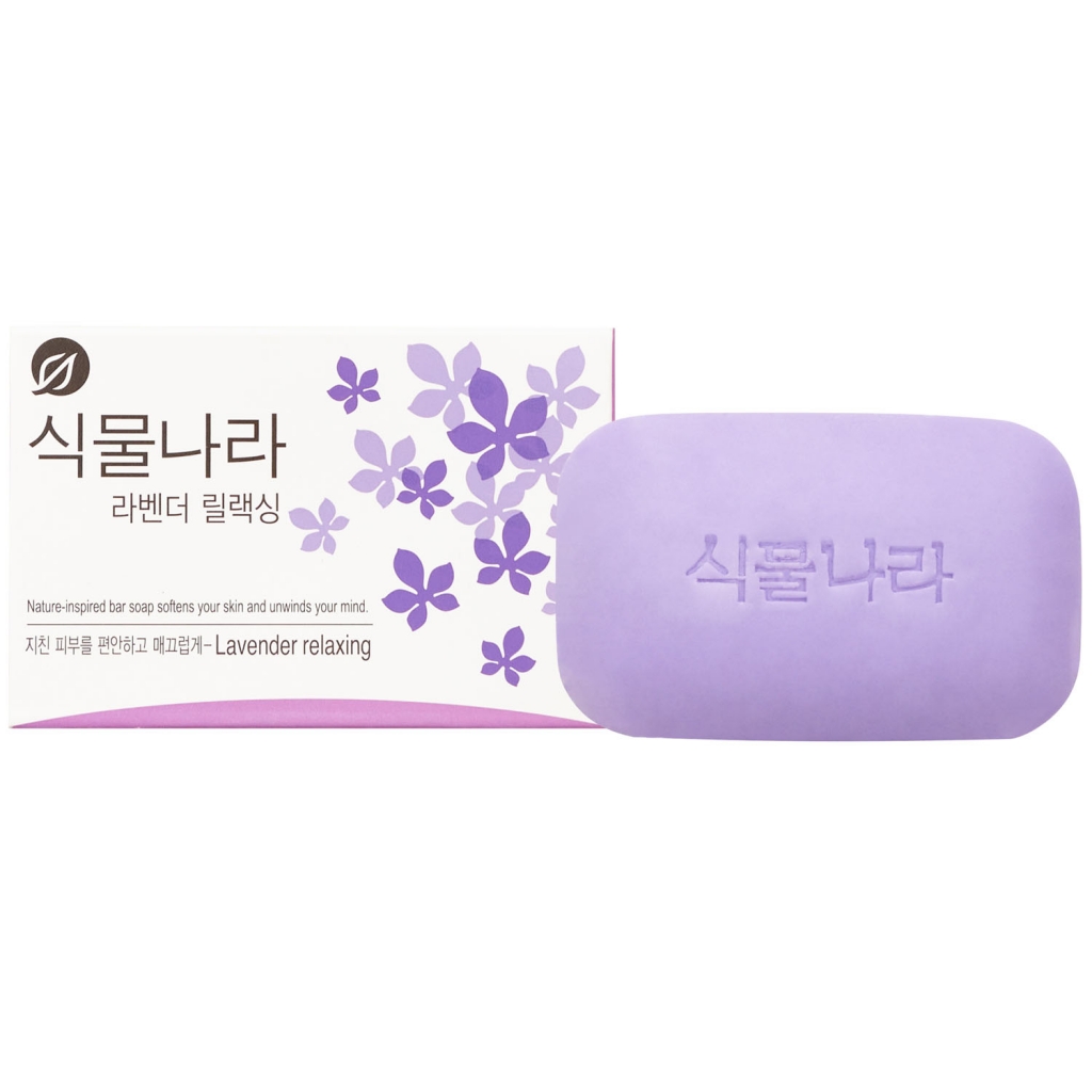 CJ Lion Туалетное мыло с экстрактом лаванды Botanic Nation Lavender Relaxing, 100 г (CJ Lion, Мыло)