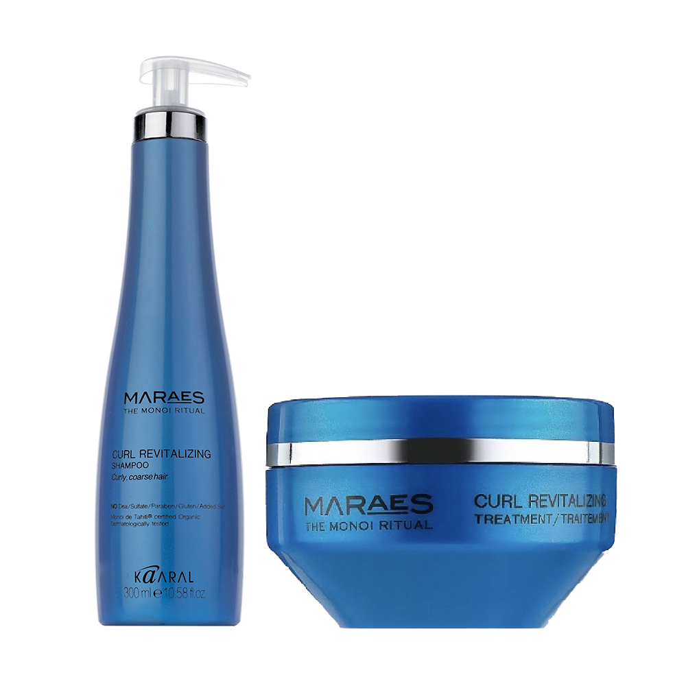 Купить Kaaral Набор Maraes для восстановления вьющихся волос (Шампунь, 300 мл + Кондиционер, 200 мл), 1 шт. (Kaaral, Maraes)