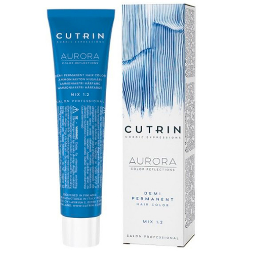 Cutrin Безаммиачный краситель Demi Permanent,  60 мл - 1.0 Черный (Cutrin, Aurora) от Socolor