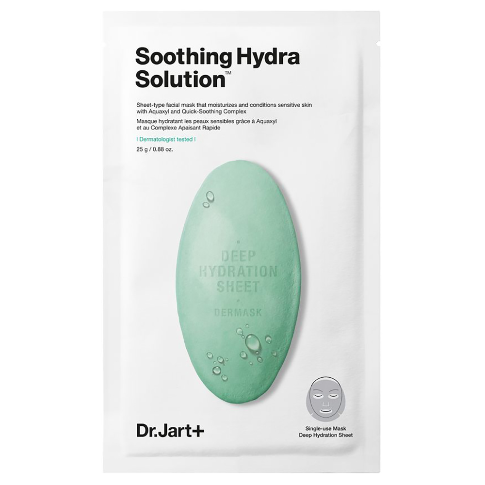 Dr. Jart+ Увлажняющая маска Капсулы красоты с алоэ вера Soothing Hydra Solution, 25 г (Dr. Jart+, Dermask)