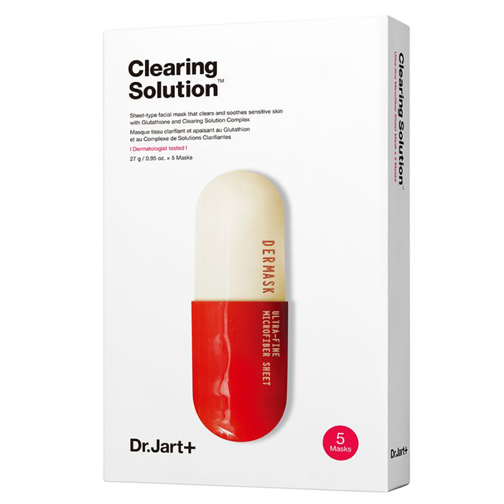 Dr. Jart+ Очищающая маска Капсулы красоты Clearing Solution, 27 г* 5 шт. (Dr. Jart+, Dermask)