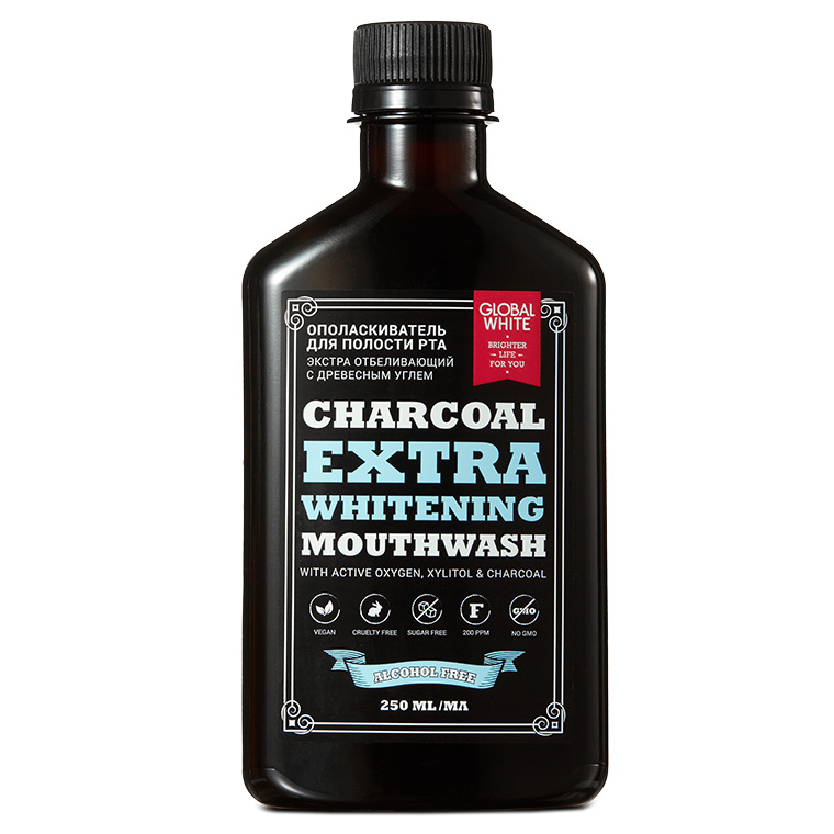 

Global White Отбеливающий ополаскиватель для полости рта Extra Whitening, 250 мл (Global White, )