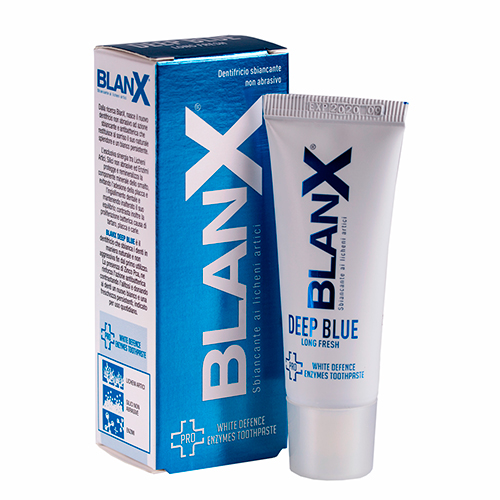 

Blanx Отбеливающая зубная паста Pro Deep Blue Экстремальная свежесть, 25 мл (Blanx, Зубные пасты Blanx)