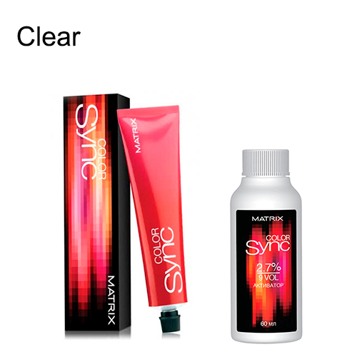 Набор Крем-краска без аммиака Color Sync Clear, 90 мл + Активатор, 2,7%, 60 мл