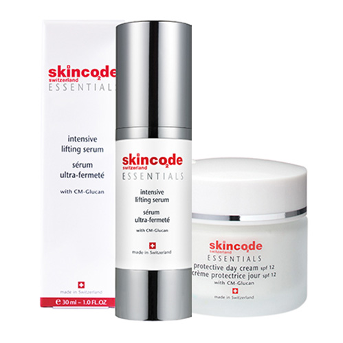 

Skincode Набор (Интенсивная подтягивающая сыворотка, 30 мл + Защитный дневной крем spf 12, 50 мл), 1 шт (Skincode, Essentials)