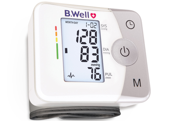 B.Well Автоматический тонометр MED-57 на запястье с увеличенной манжетой (B.Well, MED) от Socolor