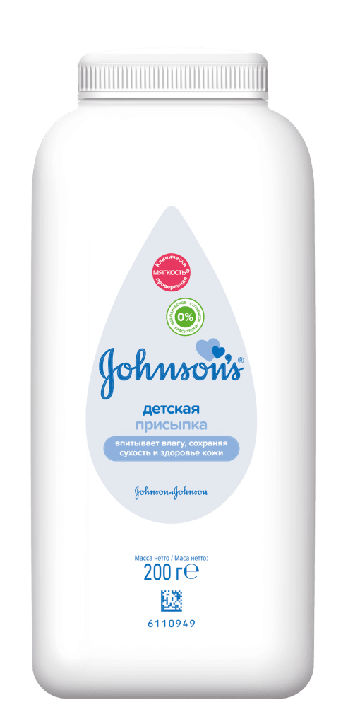 Johnsons Детская присыпка для тела, 200 гр (Johnsons, Для тела)