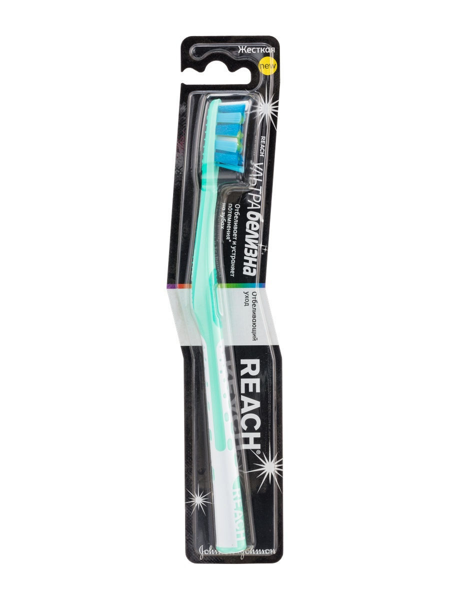 Купить Reach Зубная щетка жесткая «Ультра белизна», 1 шт. (Reach, Зубные щетки)