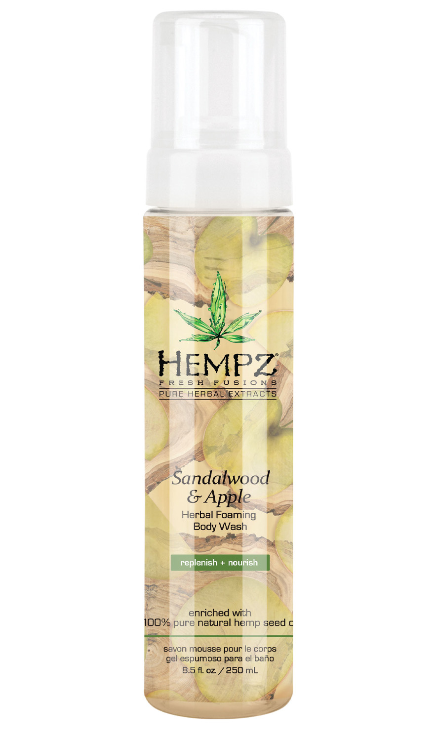 

Hempz Гель-мусс для душа, 250 мл (Hempz, Сандал и яблоко), Сандал и яблоко