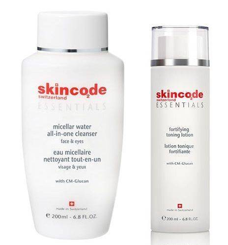 

Skincode Набор (мицеллярная вода 200 мл + укрепляющий тонизирующий лосьон 200 мл) (Skincode, Essentials)