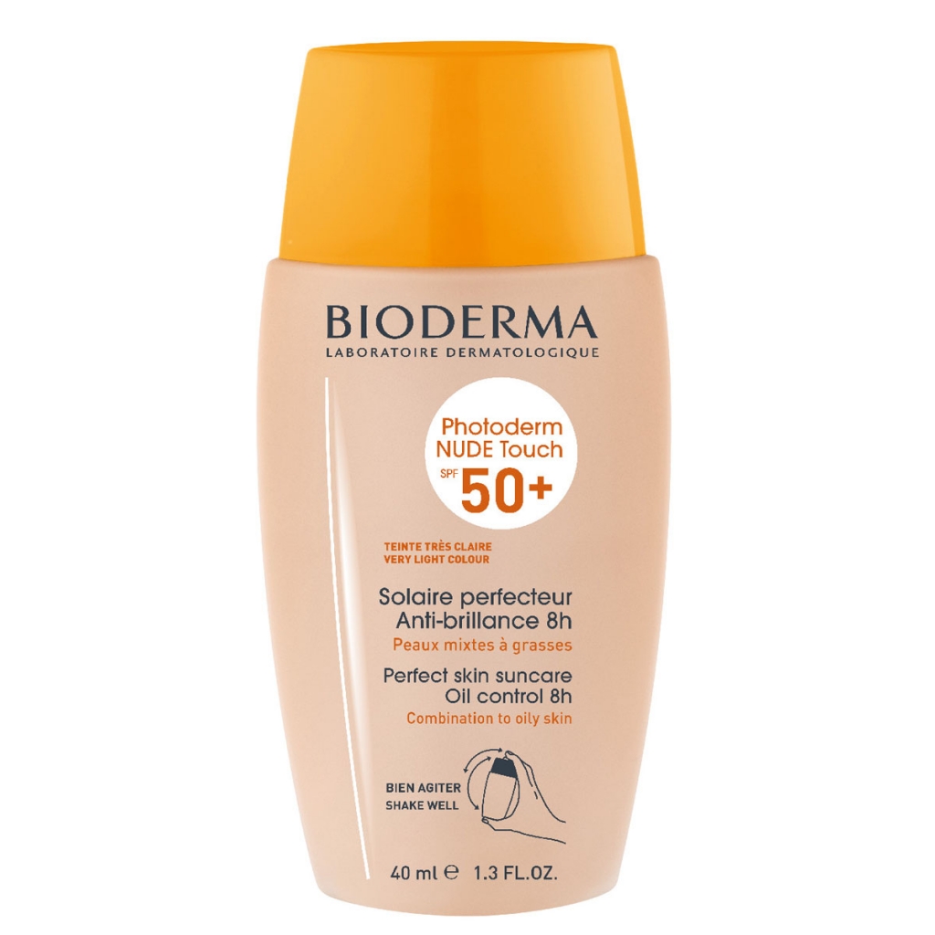 Bioderma Фотодерм Cолнцезащитный флюид с тоном SPF 50+, очень светлый оттенок, 40 мл (Bioderma, Photoderm)