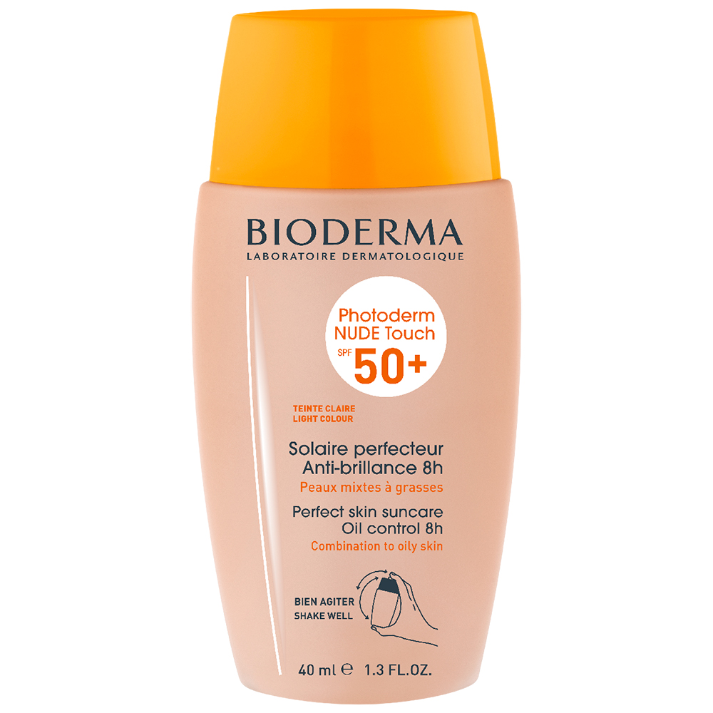 Bioderma Фотодерм Cолнцезащитный флюид с тоном SPF 50+, светлый оттенок, 40 мл (Bioderma, Photoderm) от Socolor