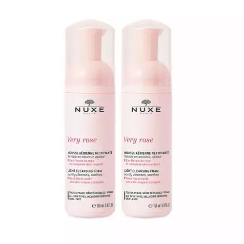 

Nuxe Набор: очищающая пенка для лица, 150 мл х 2 шт (Nuxe, Very Rose)