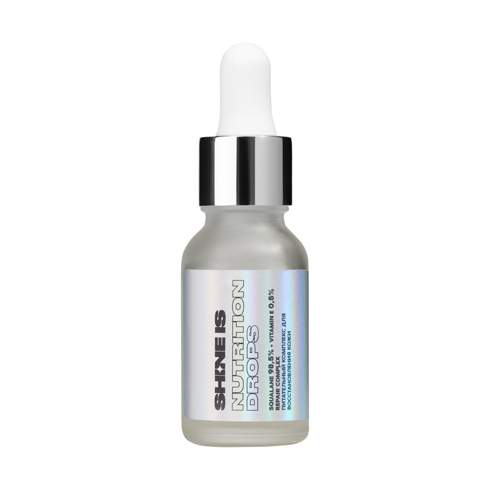 

Shine Is Питательный комплекс для восстановления кожи Squalane 98,5% + Vitamin E 0,5 % Repair Complex, 15 мл (Shine Is, )
