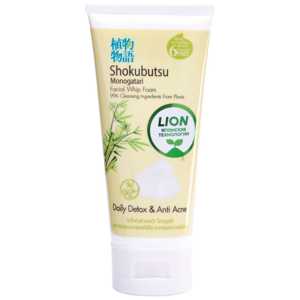 

Lion Thailand Пенка-детокс для умывания с бамбуком, 100 мл (Lion Thailand, Shokubutsu Monogotari), Shokubutsu Monogotari