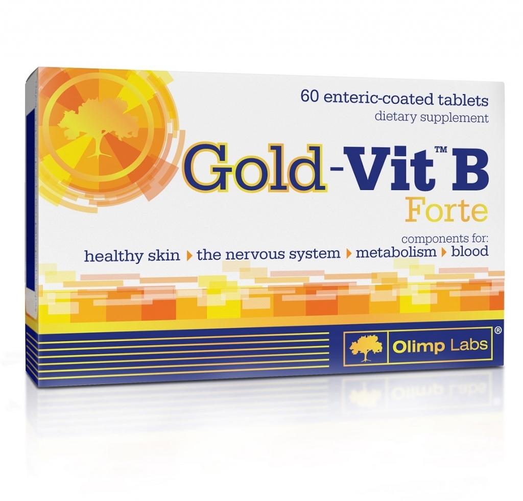 OLIPM LADS Gold-Vit B Forte биологически активная добавка к пище, 190 мг, №60 (OLIPM LADS, Витамины и Минералы)