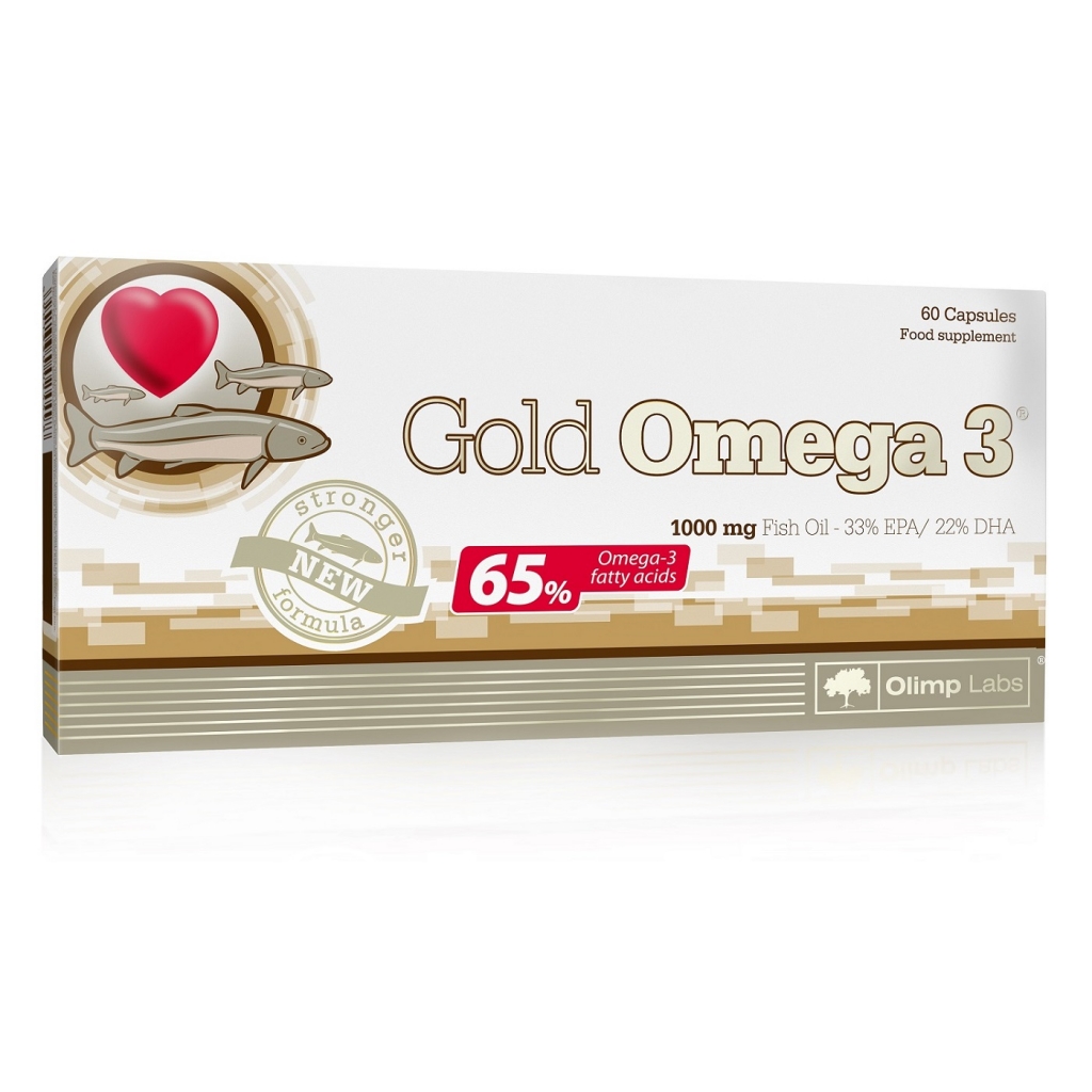 Olimp Labs Биологически активная добавка к пище Gold Omega 3, 1260 мг, 60 капсул (Olimp Labs, Сердечно-сосудистая  система)