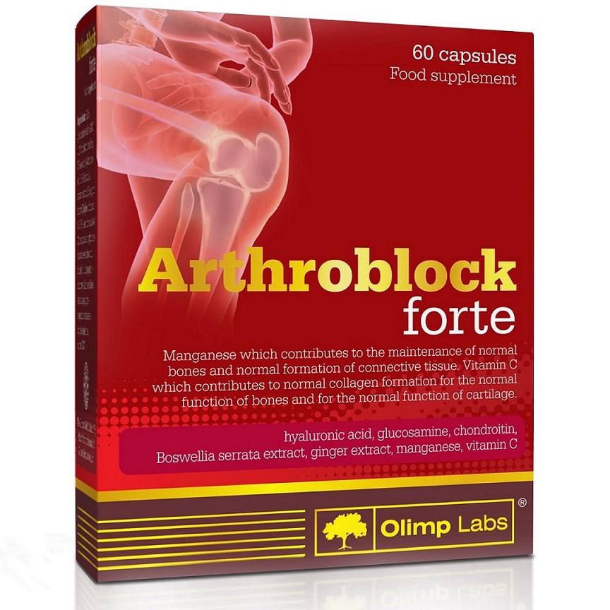 Olimp Labs Биологически активная добавка к пище Arthroblock Forte 900 мг, 60 капсул (Olimp Labs, Суставы и кости)