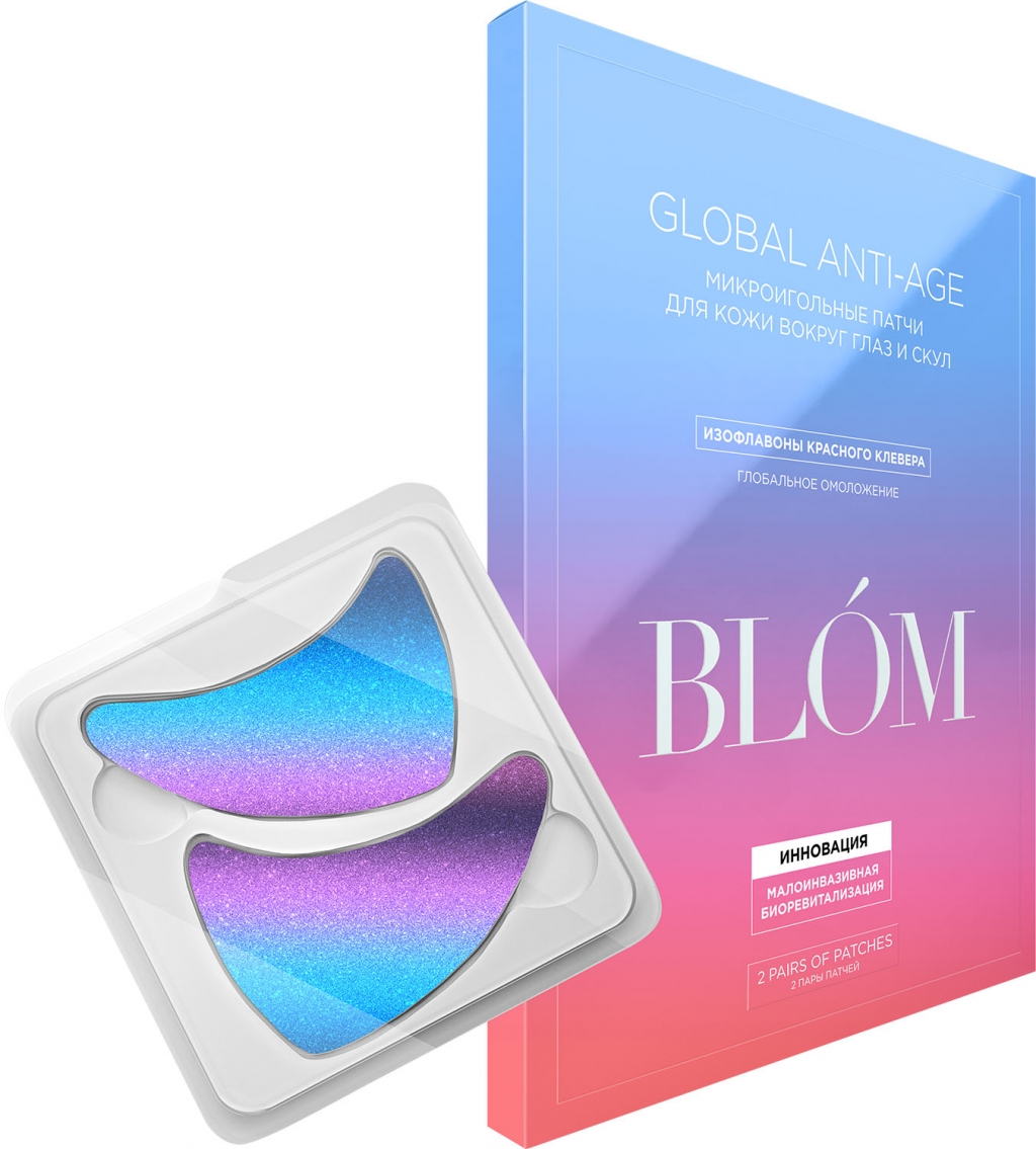 

Blom Патчи микроигольные для зрелой кожи Global Anti-Age, 2 пары (Blom, Global Anti-Age)