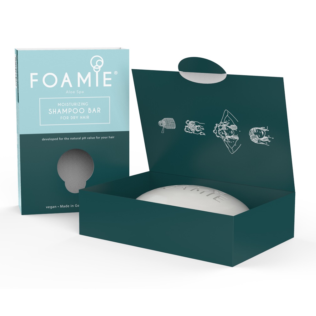 

Foamie Твердый шампунь Aloe Spa для сухих волос,108 г (Foamie, Шампуни)