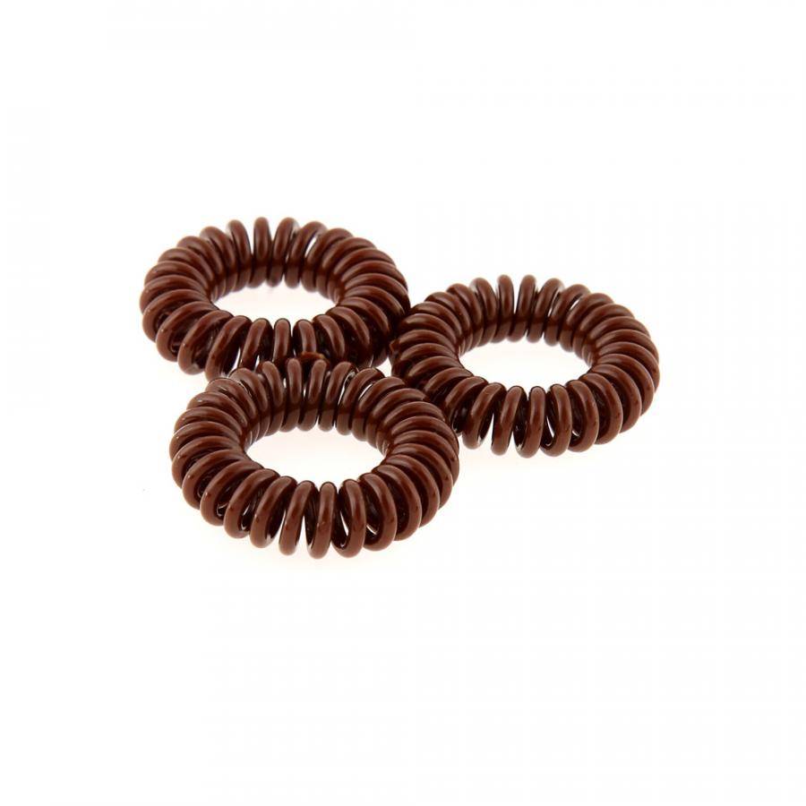 

Invisibobble Резинка-браслет для волос Pretzel Brown, с подвесом, 3 шт (Invisibobble, Original)