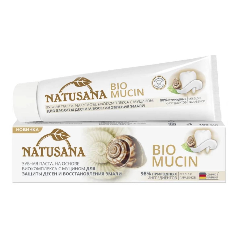 

Natusana Зубная паста Bio Mucin, 100 мл (Natusana, Зубные пасты)