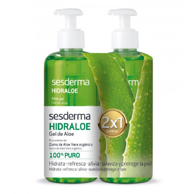 

Sesderma Набор Aloe gel (алоэ гель, 250 мл х 2 шт) (Sesderma, Hidraloe), Hidraloe