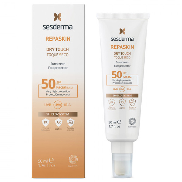 Sesderma Солнцезащитный крем-гель Dry Touch SPF 50, 50 мл (Sesderma, Repaskin)