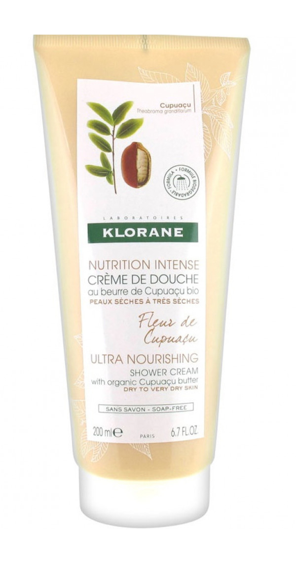 Klorane Питательный крем для душа с цветком купуасу, 200 мл (Klorane, Body care) от Socolor