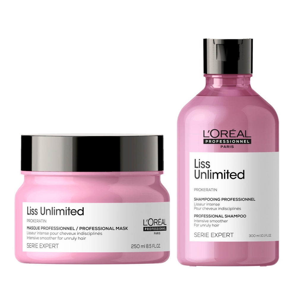 LOreal Professionnel Набор Liss Unlimited для непослушных волос (Шампунь, 300 мл + Маска, 250 мл) (LOreal Professionnel, Уход за волосами)