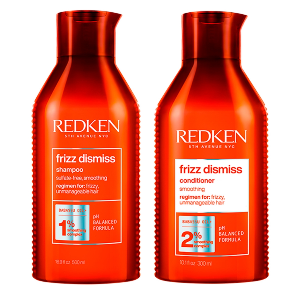 Купить Redken Набор Frizz Dismiss для дисциплины непослушных волос (Шампунь, 300 мл + Кондиционер, 300 мл) (Redken, Уход за волосами)