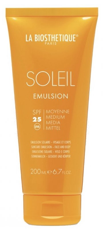 La Biosthetique Солнцезащитная эмульсия для лица и тела Emulsion Solaire SPF 25, 200 мл (La Biosthetique, Methode Soleil)