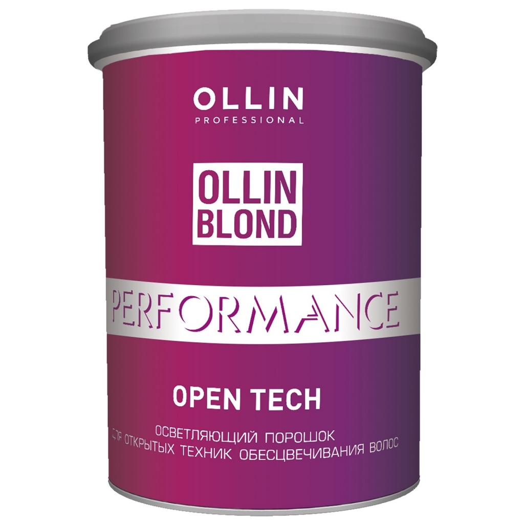 Ollin Professional Осветляющий порошок Open Tech для открытых техник обесцвечивания волос, 500 г (Ollin Professional, Окрашивание волос)