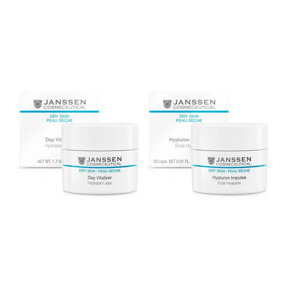 

Janssen Набор "Питание и увлажнение": крем 50 мл + концентрат 50 капсул (Janssen, Dry Skin)