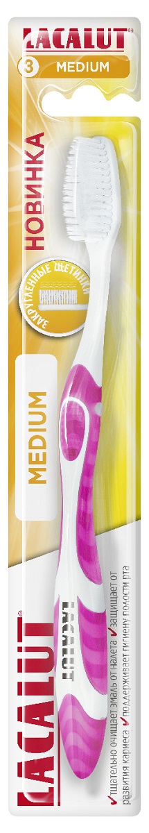 Купить Lacalut Зубная щетка средней жесткости Medium (Lacalut, Зубные щётки)