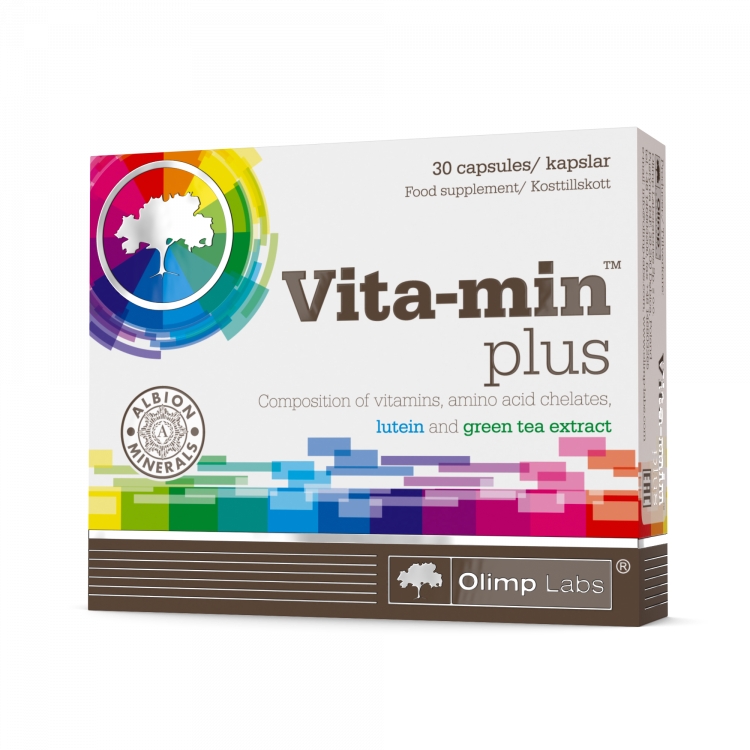 Olimp Labs Биологически активная добавка Vita-Min Plus, 1043 мг, №30 (Olimp Labs, Витамины и Минералы)