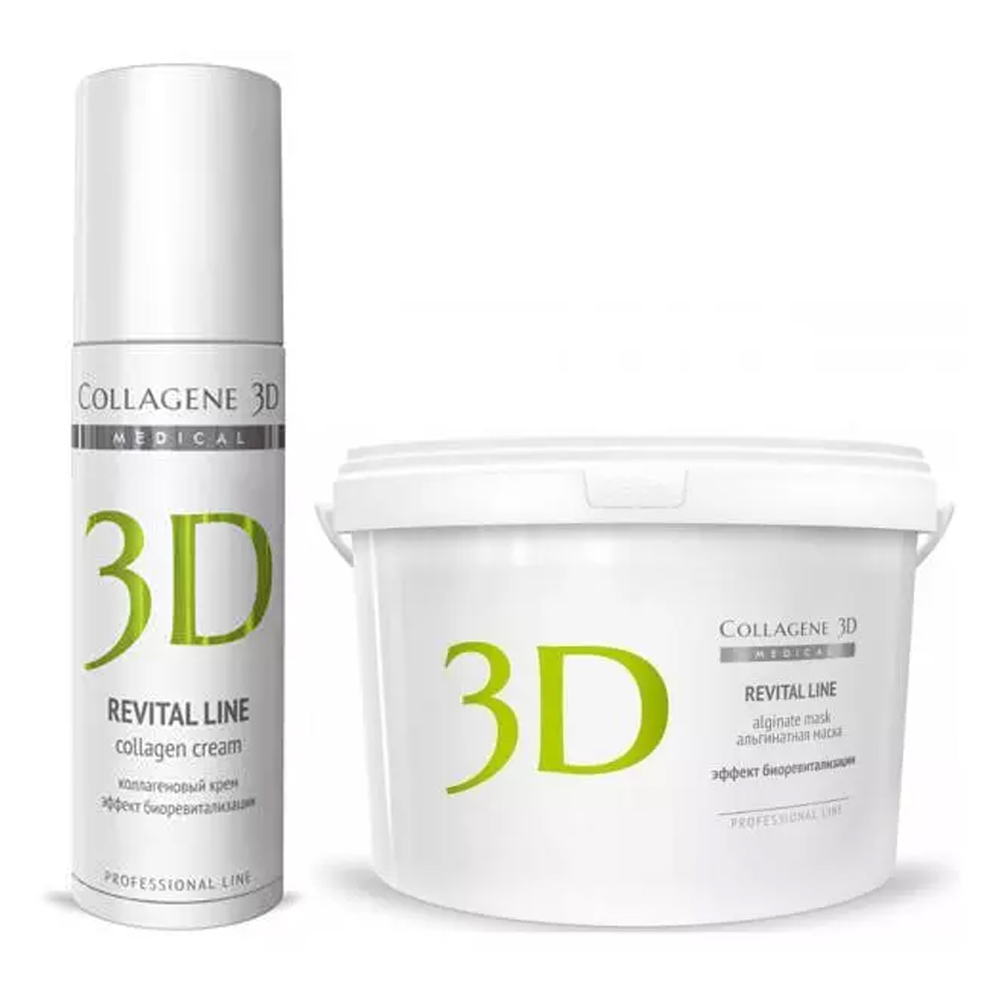 

Collagene 3D Набор "Лифтинг": крем 150 мл + маска 200 г (Collagene 3D, Revital Line)