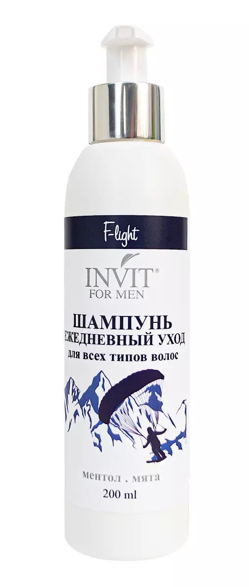

Invit Шампунь "Ежедневный уход" с ментолом и мятой, 200 мл (Invit, F-light), F-light