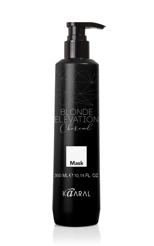 Kaaral Черная угольная тонирующая маска для волос, 300 мл (Kaaral, Blonde Elevation)