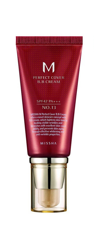 Missha Тональный BB крем Идеальное покрытие SPF 42/PA +++, 50 мл - Ярко-бежевый (Missha, Perfect Cover)