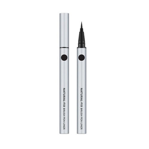 Missha Подводка для глаз Natural Fix Brush Pen Liner коричневая 0,6 г (Missha, Подводка)