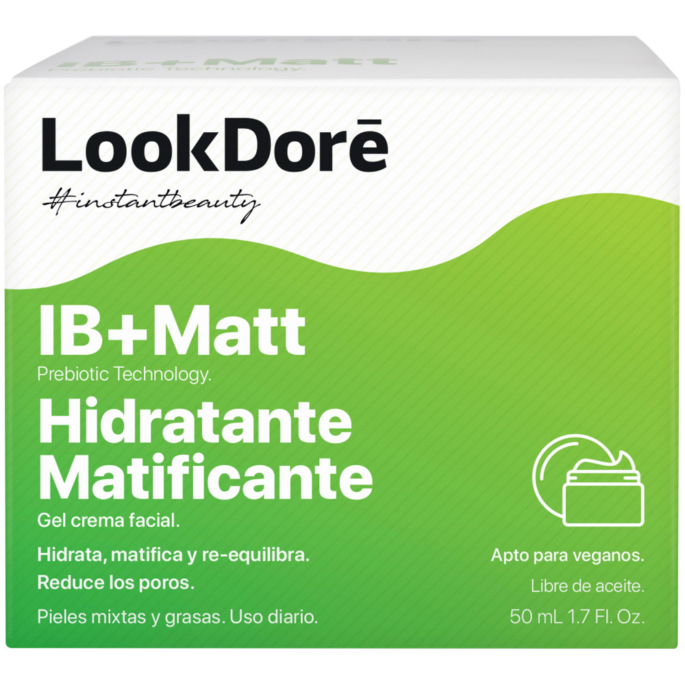 Lookdore Матирующий гель-крем для проблемной кожи лица, 50 мл (Lookdore, IB+MATT)
