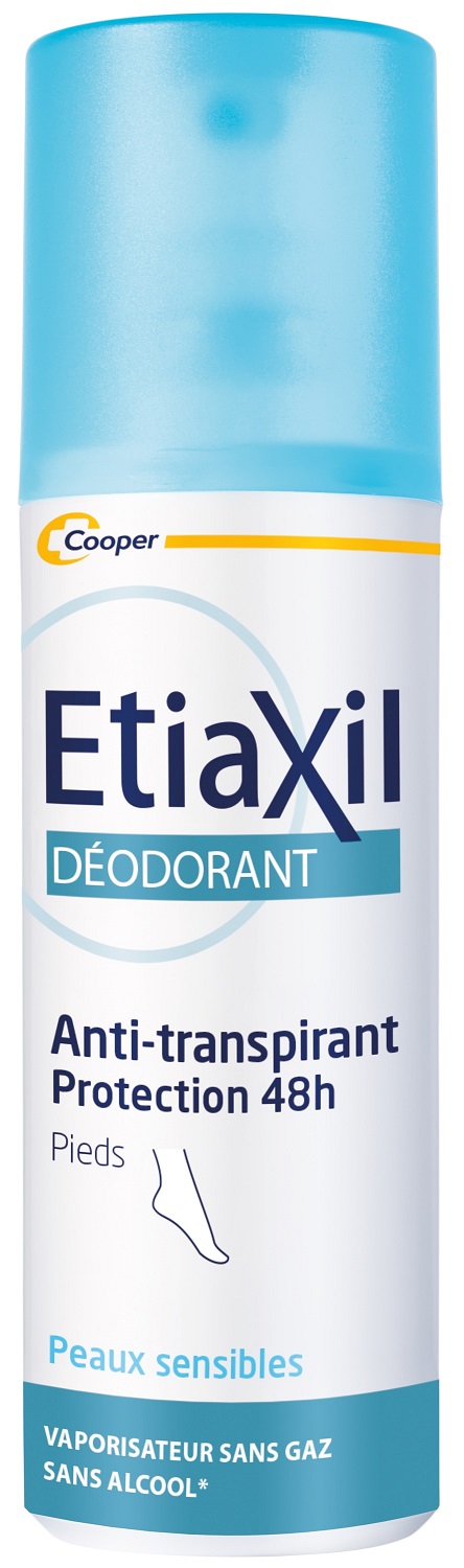 Etiaxil Дезодорант- антиперспирант для ног Защита 48 часов, спрей, 100 мл (Etiaxil, Среднее потоотделение)